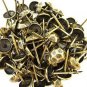C.S. Osborne No. 680-5/8 Oxford Hammered Nail Tacks Antique Brass 100pk (14444)