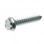 100 QTY: #8 x 3/4 Inch Hex-Head Type-A Zinc-Plated Sheet Metal Screws, 100-Count