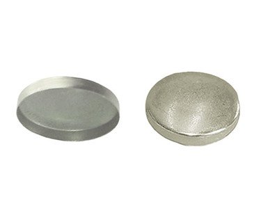 50 QTY:C. S. Osborne & Co. Covered Button Soft Shells, Size 28:11/16" dia(77642)
