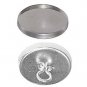 12:Osborne Covered Button-Wire Eye w/Soft Shells  #9,Size 45: 1 1/8" dia(75612)