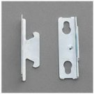 25 QTY: Curtain Rod Brackets, Single Hook