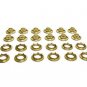 Grommets, #3 Brass, Heavy Duty Rolled Rim Spur, 15/32" Inch Hole