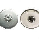 144 QTY:C.S. Osborne & Co. Single Pivot Button Backs, Size 60: 1 1/2" dia(74170)