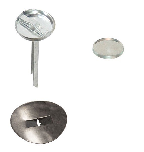 144: Osborne Covered Button Kit-Prongs, Soft Shell & Spring Washer #15 SIZE 24