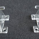 Hold Down Plastic Bracket For 2 1/2 inch Horizontal Blind- Pack of 10 - Clear by