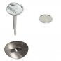144: Osborne Covered Button Kit-Prongs, Soft Shell & Spring Washer #15 SIZE 45