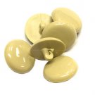 144:C.S. Osborne & Co. Plastic Domed Buttons,Size 40: 1" dia,D.Brown, (76848)