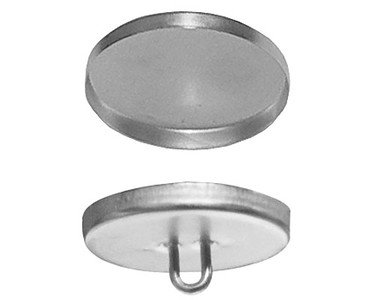 144:Osborne Covered Button-Wire Eye w/Soft Shells  #44, Size 20: 1/2" dia(73212)
