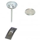 144:Osborne Covered Button Kit-Threaded Nail, Soft Shell & Spring Washer SIZE 24
