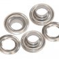 144 QTY-Osborne-No. N1-0-NICKEL Grommets & Plain Washers,size 0. (13114)