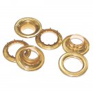 144 QTY-Osborne-No. G2-7-BRASS Grommets & Spur Washers, size 7. (13058)