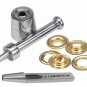 Osborne: Grommet Setter 216, Cutter 500 + 72ct. Brass Plain Grommet G1,  Size 0