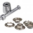 Osborne SPUR Grommet Setter-Size 4 (217-4) & 72-NICKEL Spur Grommets -Size 4