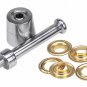 Osborne Plain Grommet Setter-Size 3 (216-3) & 72 QTY-BRASS Grommets & Washers-Si