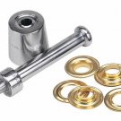Osborne Plain Grommet Setter-Size 1 (216-1) & 72 QTY-BRASS Grommets & Washers-Si