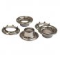 144 QTY-Osborne-No. N2-1-NICKEL Grommets & Spur Washers, size 1. (13146)