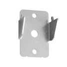 Graber Double Curtain Rod Brackets, 1 Pair, Stainless Steel (MPN# 4-809)