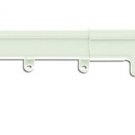 Graber Super Heavy Duty Traverse Curtain Rod 84-156", White/Center Draw