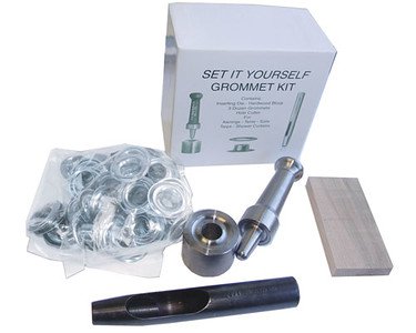 C. S. Osborne & Co. No. K232-4 Home Grommet Kit - NICKEL Size 4
