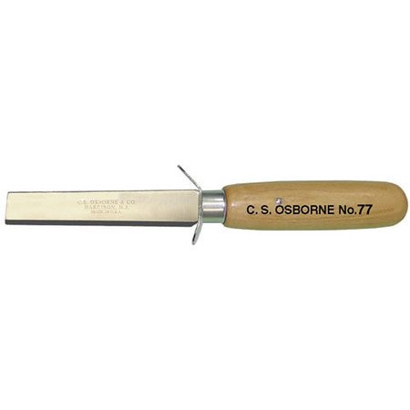 C.S. Osborne & Co. No. 77 - Square Point Knife: 5/8" Steel blade(MPN# 40047)