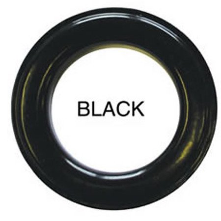 10 QTY: C.S. Osborne & Co. No B1-12 GLOSSY BLACK  Professional Drapery Grommets