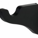Kirsch Wood Trend Urban Comfort 3 1/2" Return Bracket :2" pole,Sandblasted Black
