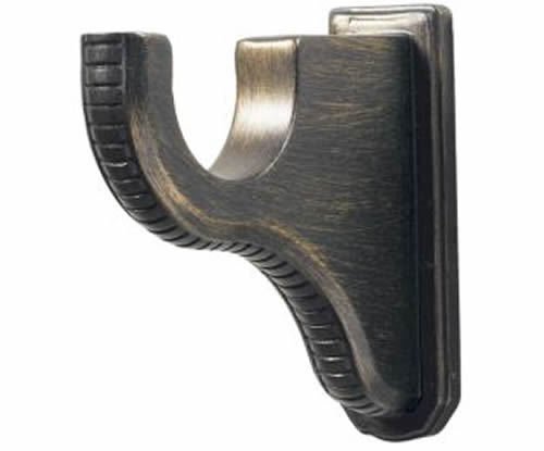 Kirsch Wood Trends Renaissance 3 3/4" Return Bracket for 2" pole,  Bronze