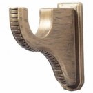 Kirsch Wood Trends Renaissance 6 1/4" Return Bracket for 2" pole,Golden Heirloom