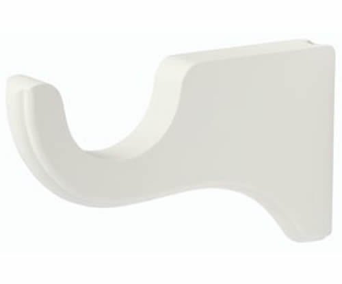 Kirsch Wood Trends Classics  6" Return Bracket for 1 3/8" pole, White(5614EG025)