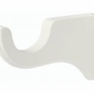 Kirsch Wood Trends Classics  6" Return Bracket for 1 3/8" pole, White(5614EG025)