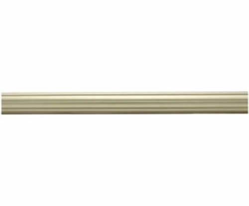 Kirsch Wood Trends Classics Fluted 1 3/8"  Drapery Pole, Satin Gold 4 FT