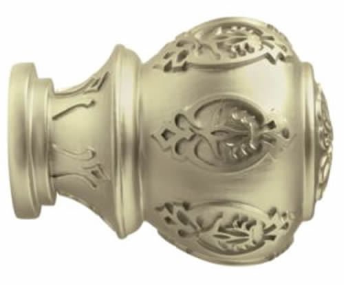 Kirsch Wood Trends Classics Lacey Finial, for 3" pole, Satin Gold (# 56804894)