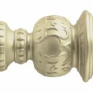 Kirsch Wood Trends Classics Reign Finial, for 3" pole, Satin Gold (# 56805894)