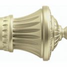 Kirsch Wood Trends Classics Charleston Finial, for 1-3/8" pole, Satin Gold