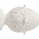 Kirsch Wood Trends Classics Oakleaf Finial, for 1-3/8" pole, White (# 50917G025)