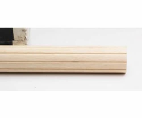 Kirsch Wood Trends Classics Fluted 3" Drapery Pole, Unfinished 6 FT (# 59306091)
