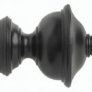 Kirsch Wood Trends Urban Comfort  Chaucer  for 1 3/8" pole, in Dark Chocolate