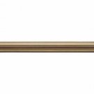 Kirsch Wood Trends Renaissance Fluted 2"  Drapery Pole, Golden Heirloom 8 FT