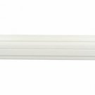Kirsch Wood Trends Classics Fluted 2"  Drapery Pole, White 8 FT  (# 55008G025)