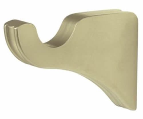 Kirsch Wood Trends Classics 3 1/2" Return Center Bracket: 1 3/8" pole,Satin Gold