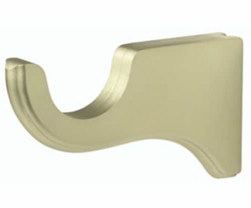 Kirsch Wood Trs Classics  6" Return  Bracket :1 3/8" pole, Satin Gold(5614EG894)