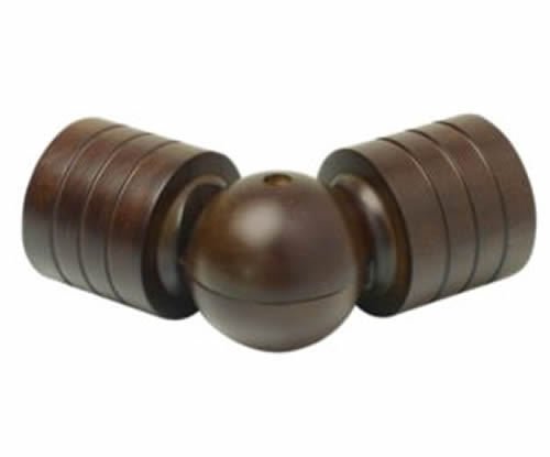 Kirsch Wood Trends Classics  Swivel Socket  for 1 3/8" pole, Coffee ( 5606E841)