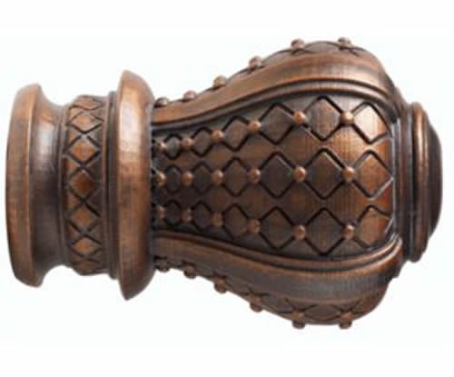 Kirsch Wood Trends Renaissance Westminster for 2" pole, in Brown(MPN# 21043888)