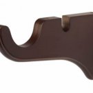 Kirsch Wood Trends Classics  Double Bracket for 1 3/8" pole, Mahogany ( 5615083)