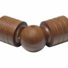 Kirsch Wood Trends Classics  Swivel Socket  for 1 3/8" pole, Walnut ( 5606E085)