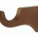Kirsch Wood Trends Classics  6" Return Bracket  :1 3/8" pole, Walnut (5614EG085)