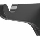 Kirsch Wood Trends Urban Comfort 6" Return Bracket for 1 3/8" pole, Black
