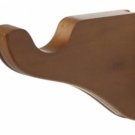 Kirsch Wood Trends Classics 3 1/2" Return Brackets :1 3/8" pole, Walnut, 1 Pair