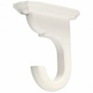 Kirsch Wood Trs Classics  Ceiling Mount Bracket :1 3/8" pole, White ( 46855025)