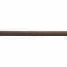 Kirsch Wood Trends Classics Fluted 1 3/8"  Drapery Pole, Coffee 6 FT (56006G841)